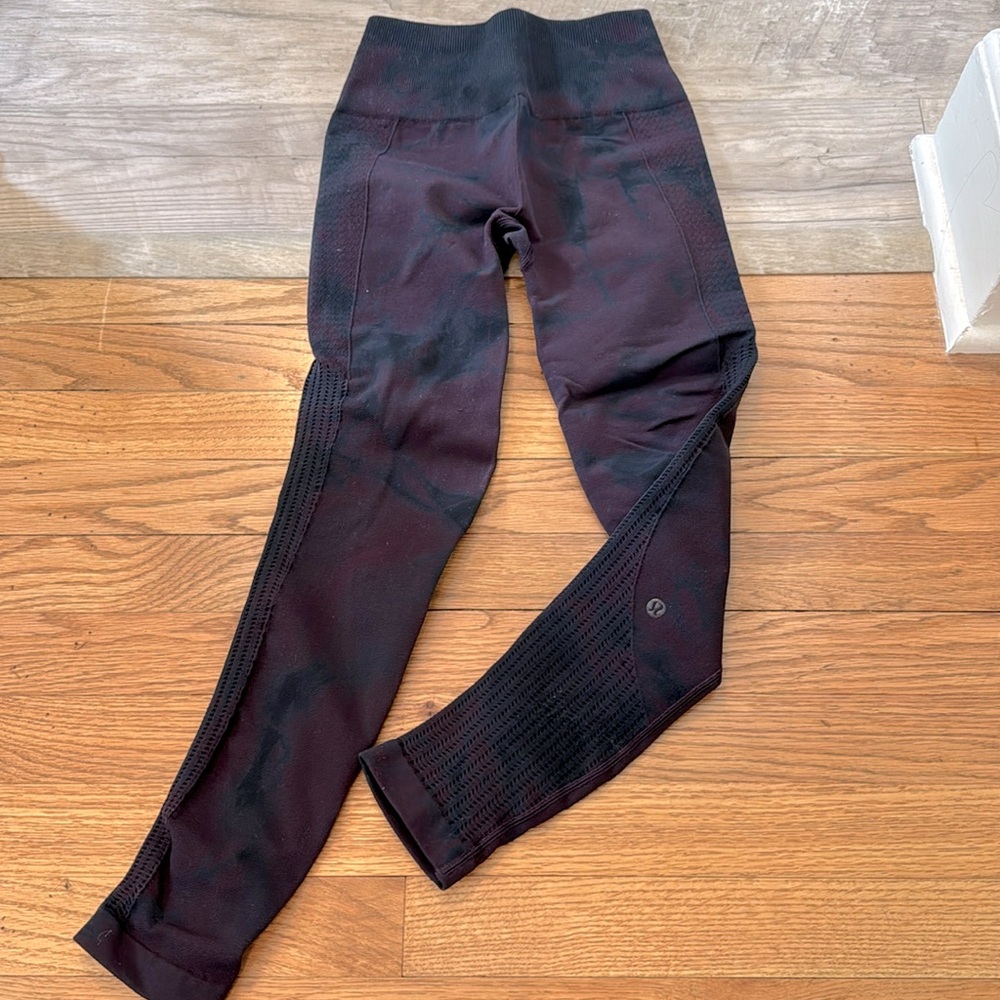 Lululemon tie dye thick leggings